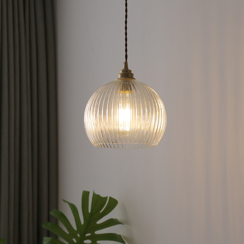 Valentina Minimaliste Sphère Métal/Verre LED Suspension Blanc/Transparent