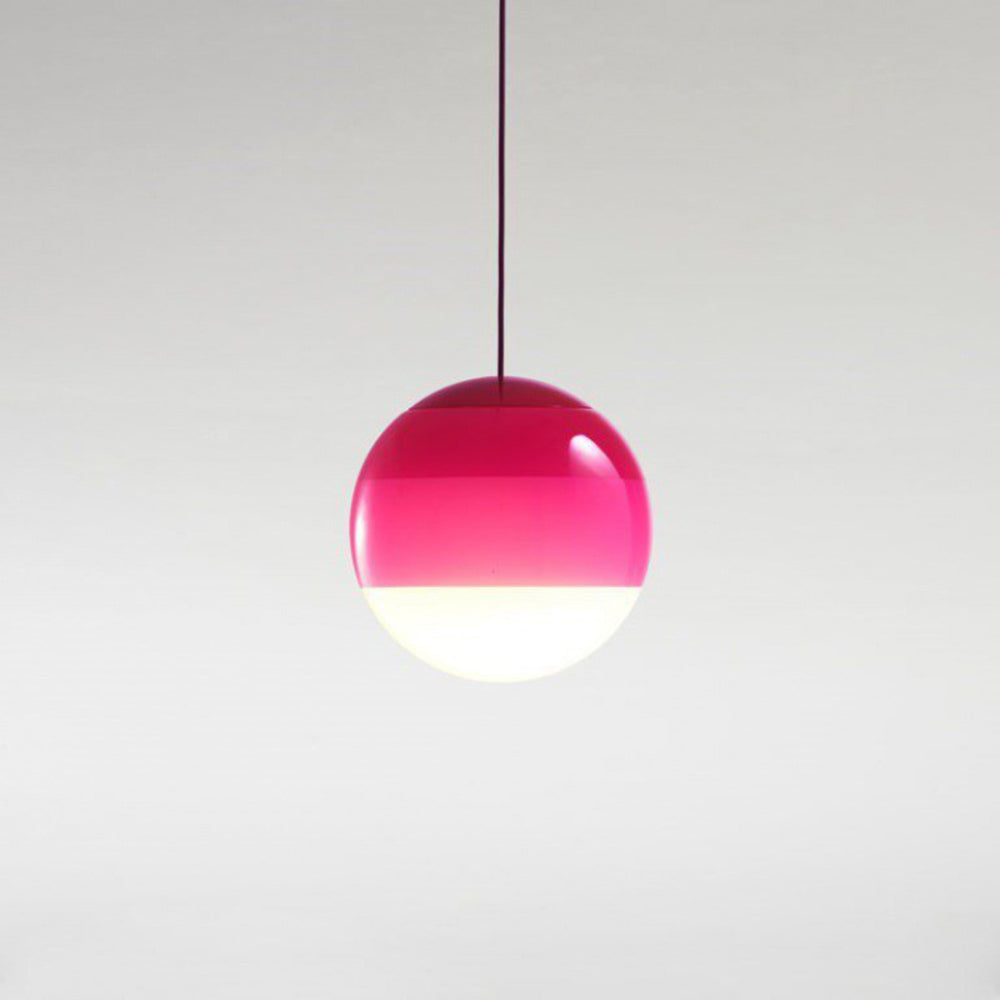 Vioxa Suspension Bulle Moderne Verre. Noir/Gris/Bleu/Rose. Salon-Cielum