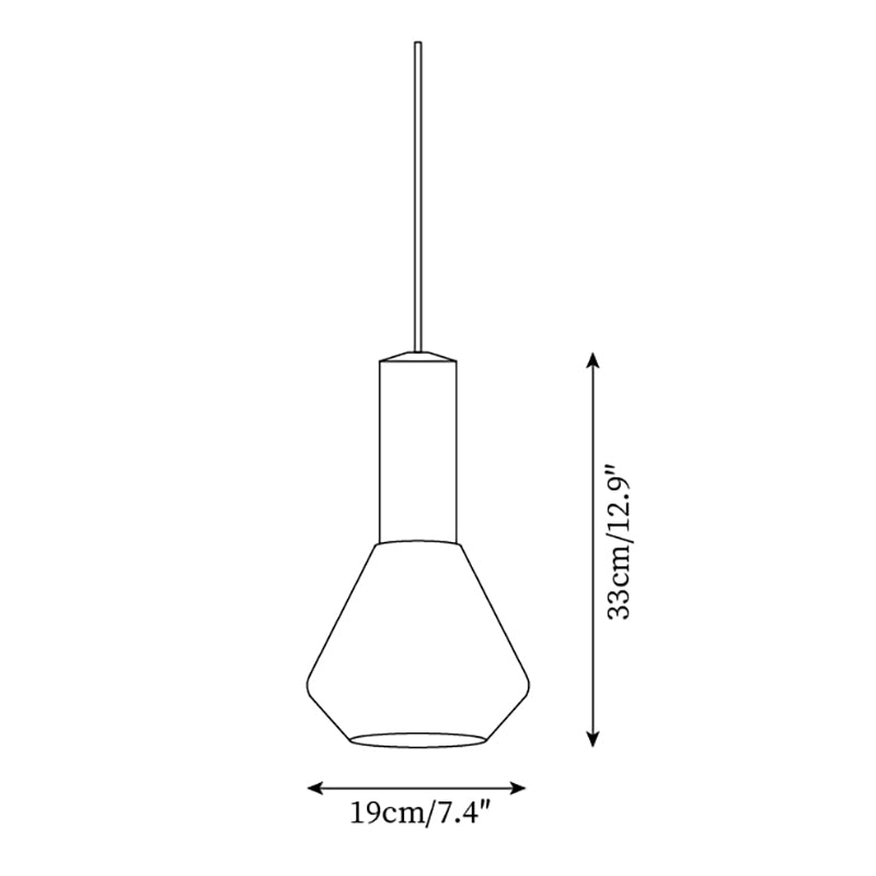 Givor Frosted Glass Pendant Light-Neutral Decor