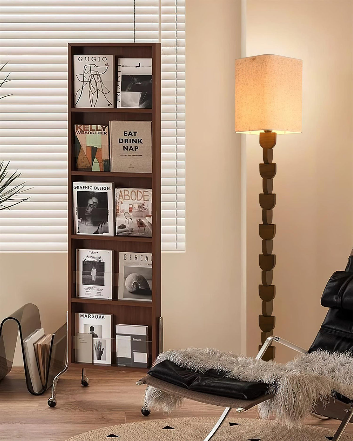 Rinoreria Lampadaire en Bois
