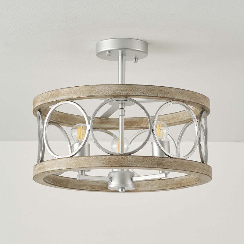 Arthaen Lampe de Plafond Métallique Industrielle Vintage