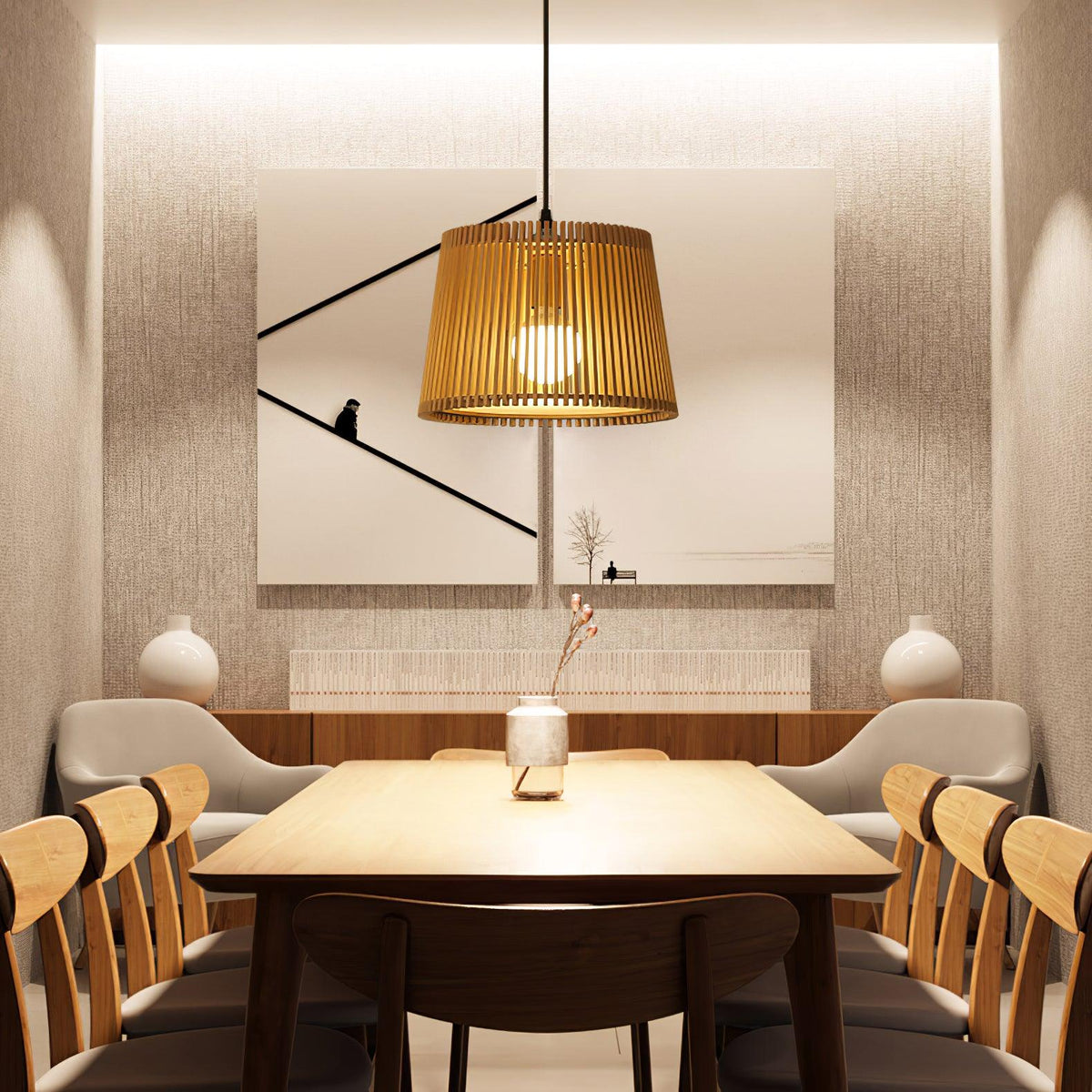 Liorace Suspension Retro en Bois