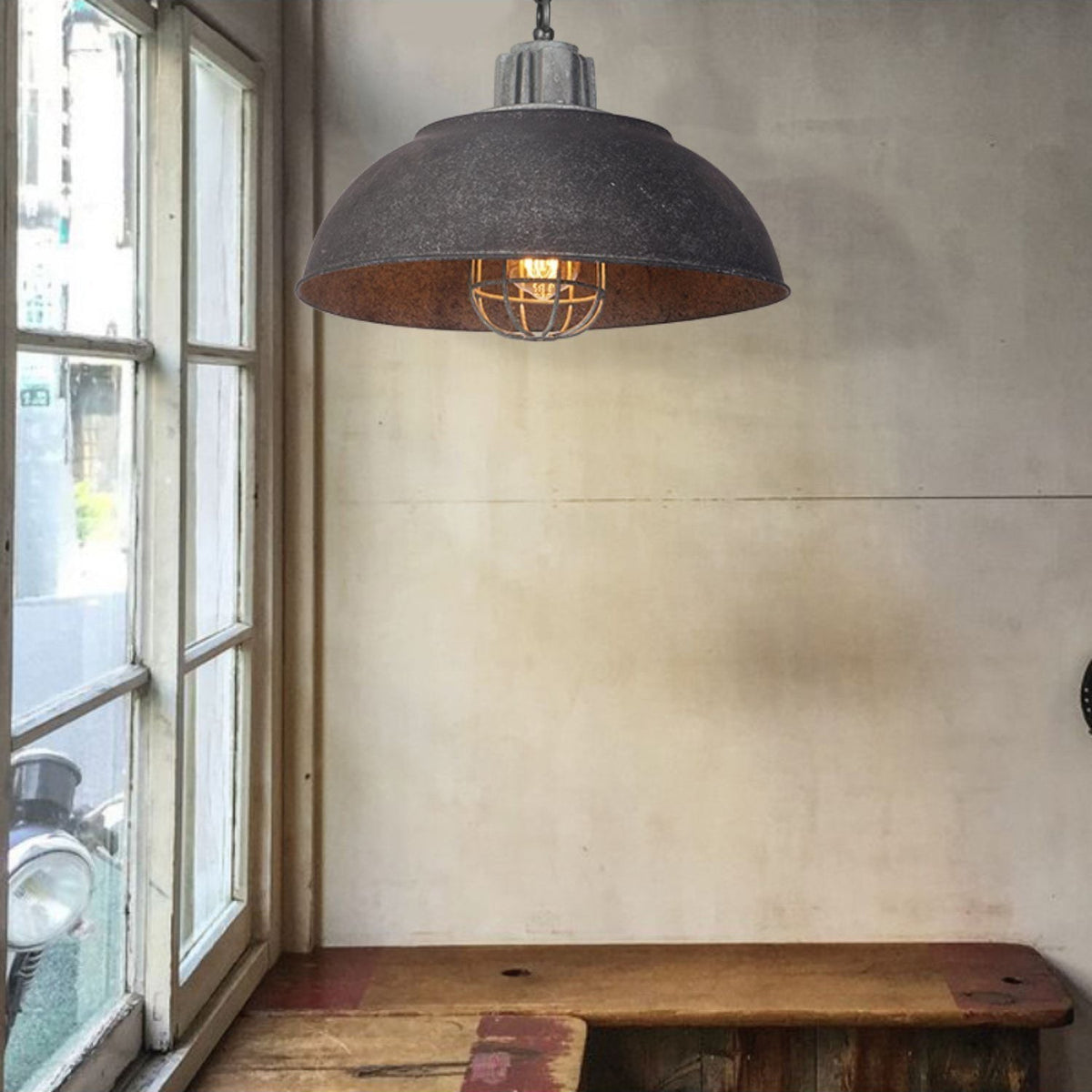 Mydorila Suspension Métallique Industrielle Vintage
