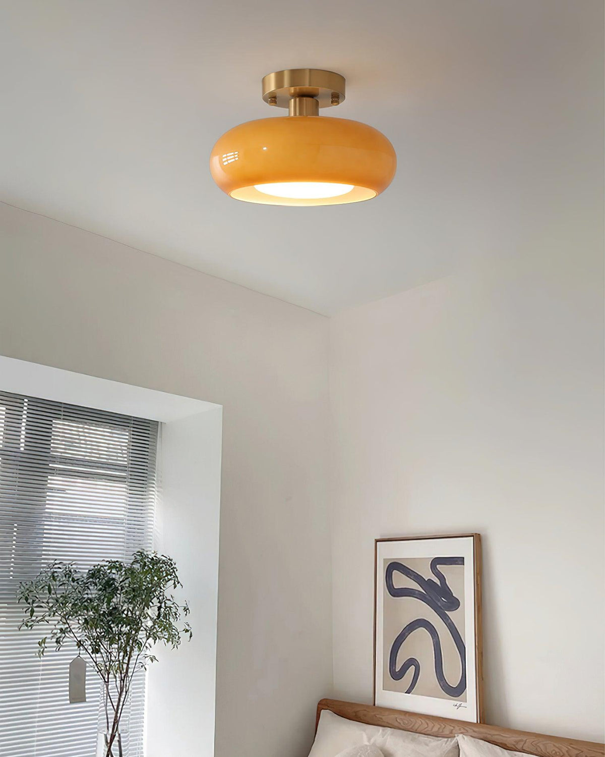 Aveline Glass Ceiling Light-Neutral Decor