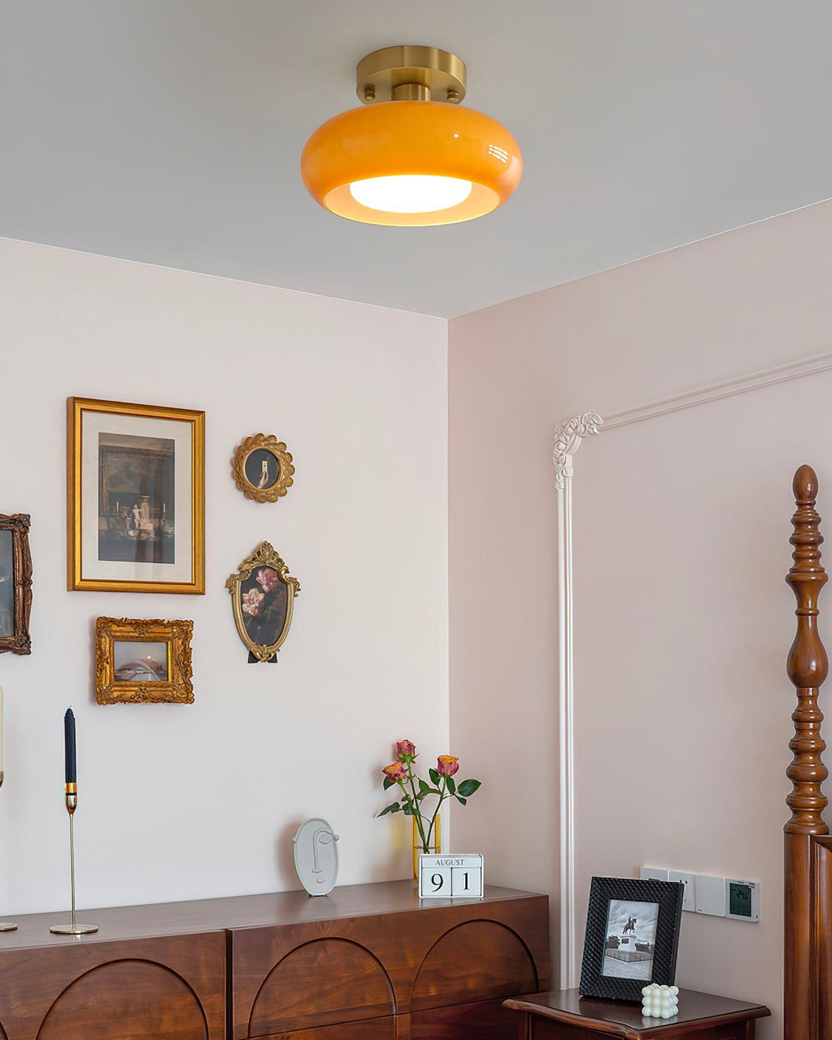 Aveline Glass Ceiling Light-Neutral Decor