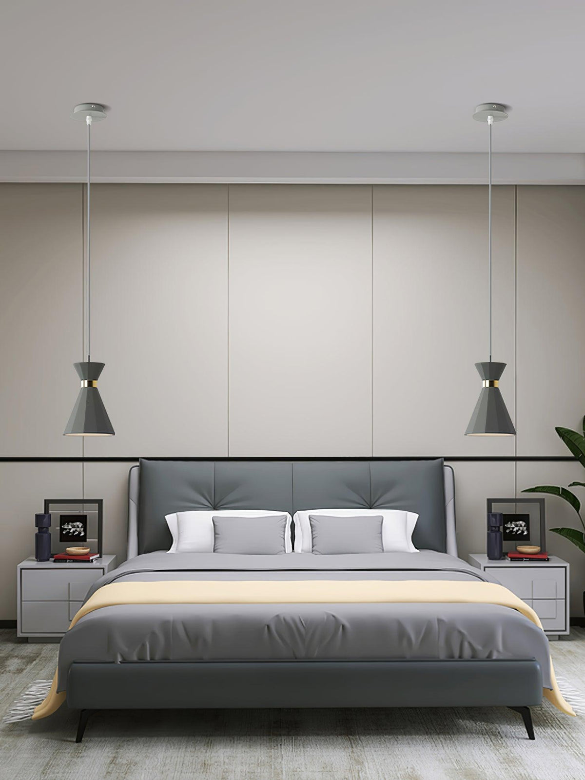 Nerissa Suspension Contemporaine en Ciment