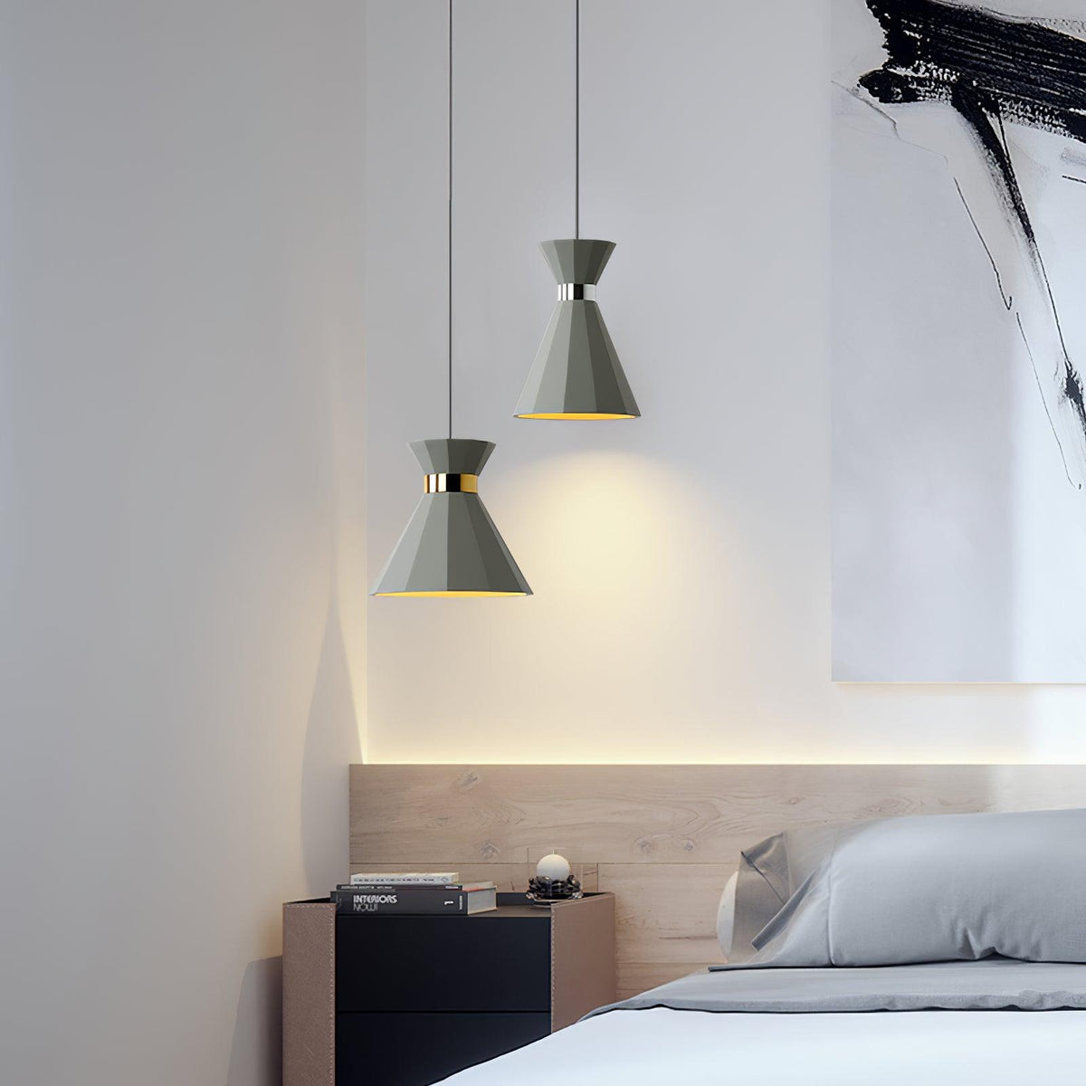 Nerissa Suspension Contemporaine en Ciment