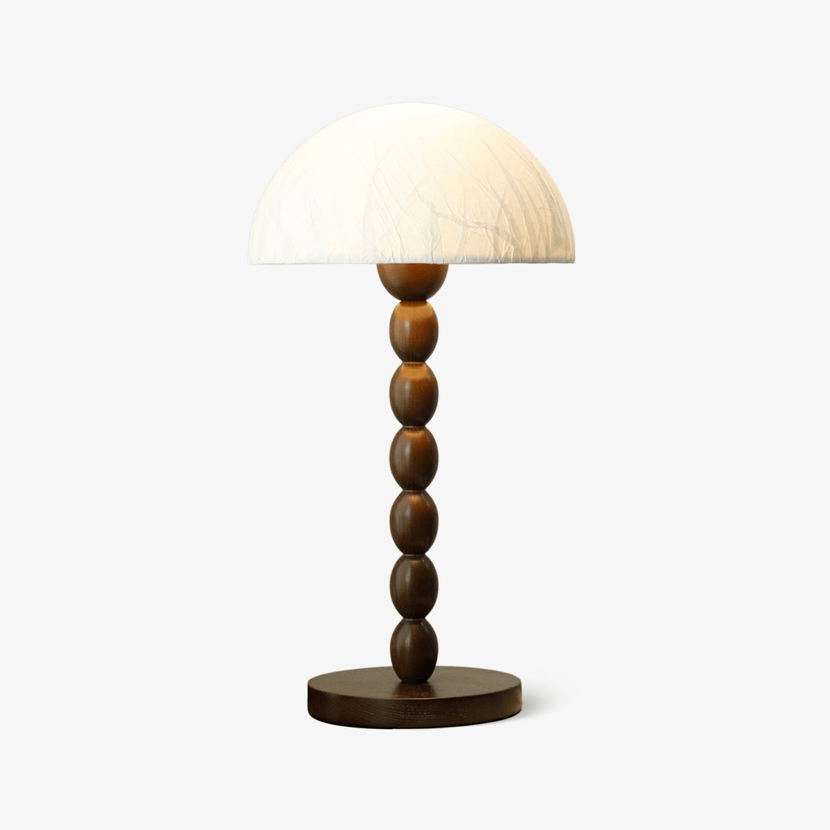 Veloin Lampe de Table en Papier Et Bois