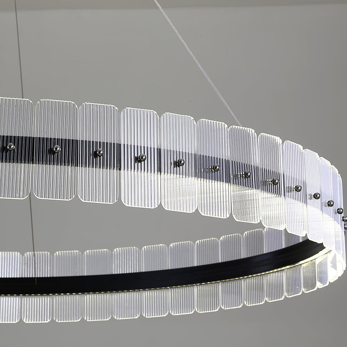 Ravine Lustre Saturno LED avec Blocs Acryliques