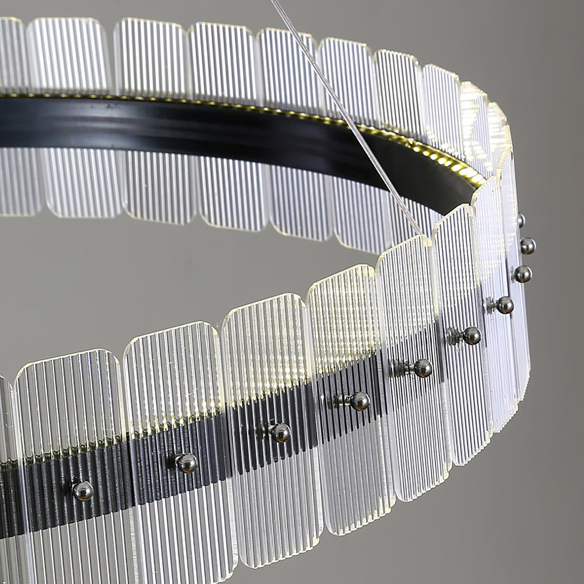 Ravine Lustre Saturno LED avec Blocs Acryliques