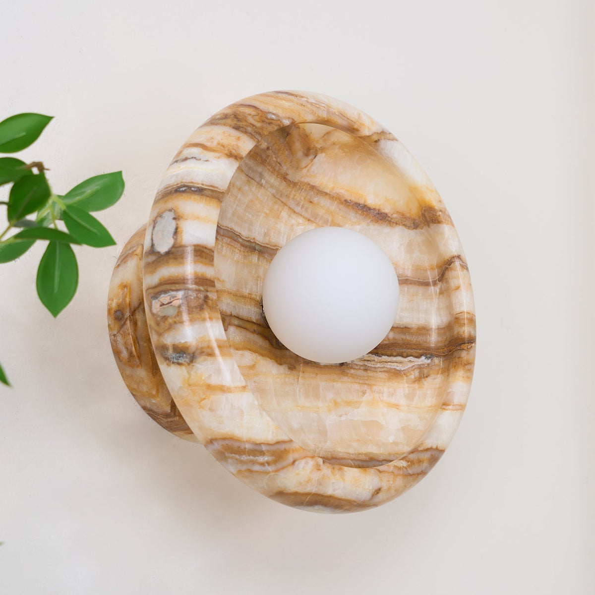 Onvix Natural Onyx Wall Light-Neutral Decor