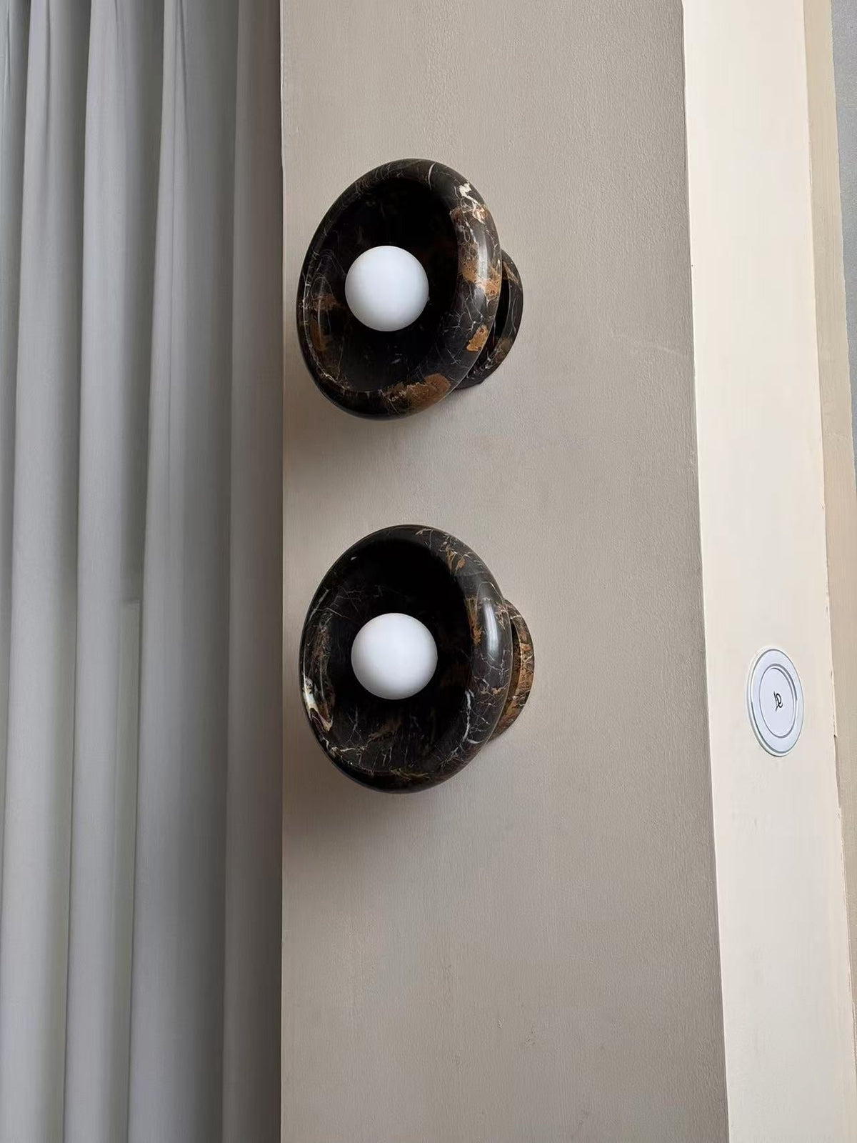 Piedra Applique Murale Marbre Verre Minimaliste