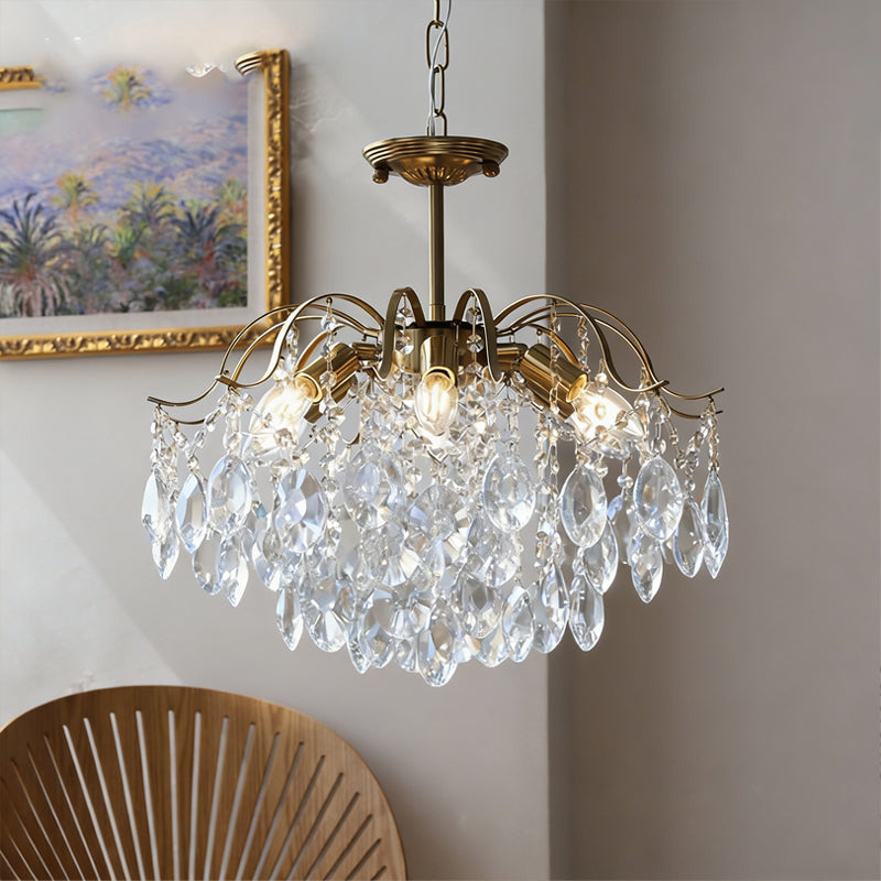 Product dimensions for the 31.5-inch Sciolari Crystal Chandelier.