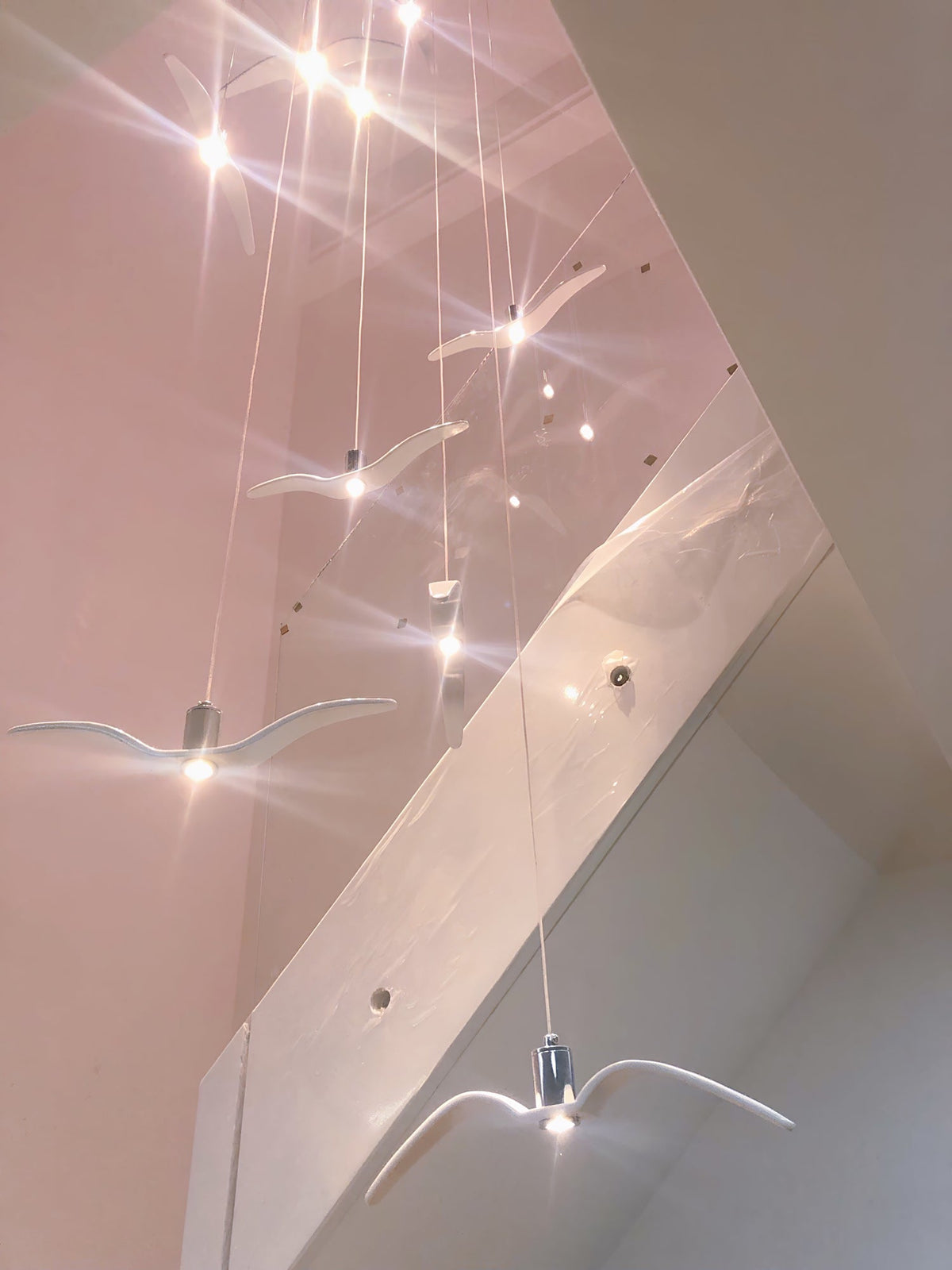 Arova Suspension Lampe Ailes d'Oiseau pour Salon-Cielum