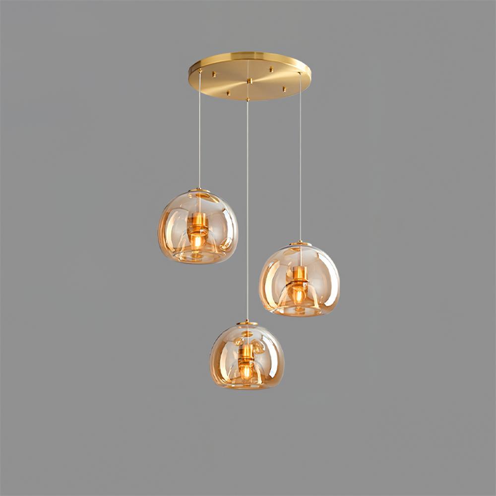 Avola Glass Pendant Light-Neutral Decor