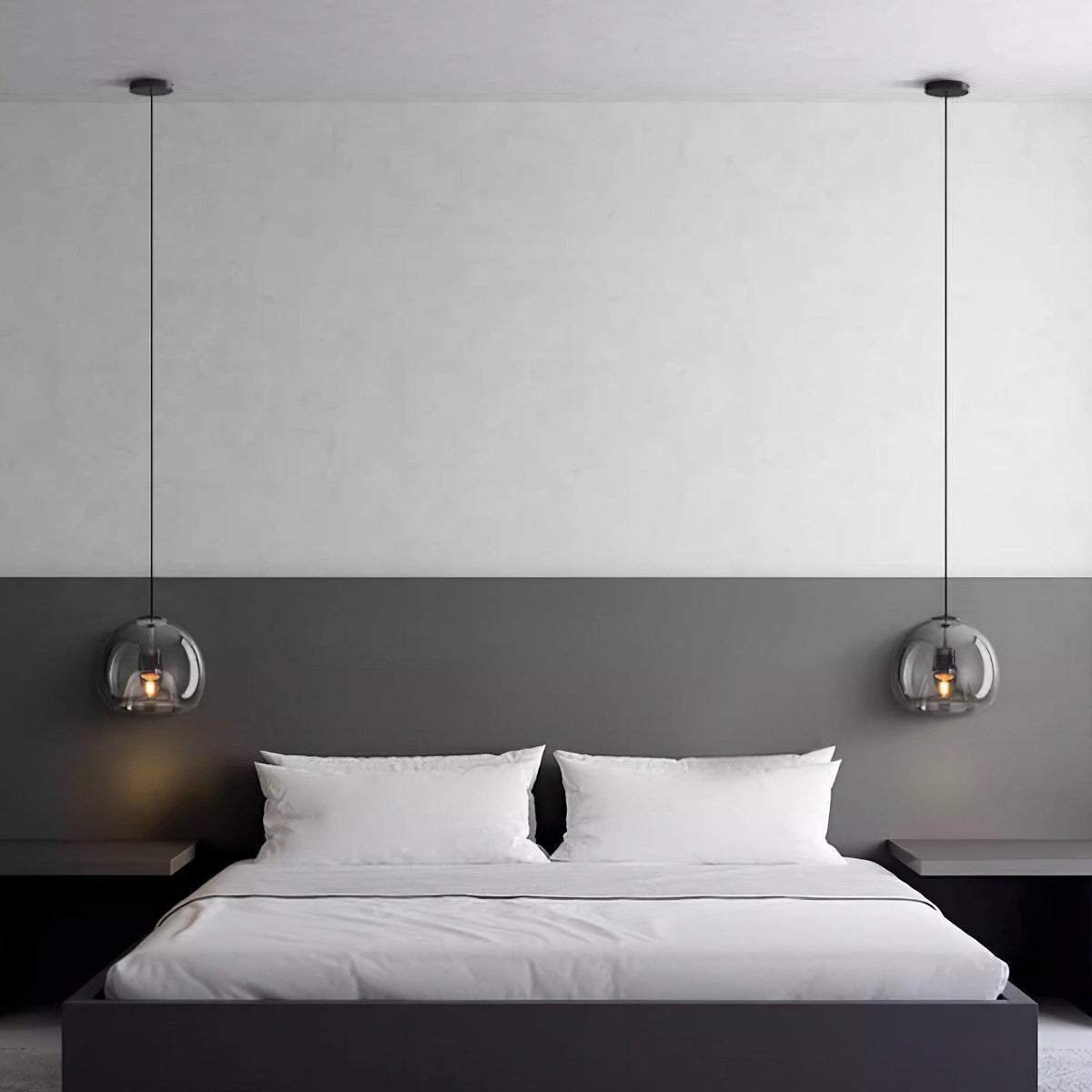 Avola Glass Pendant Light-Neutral Decor