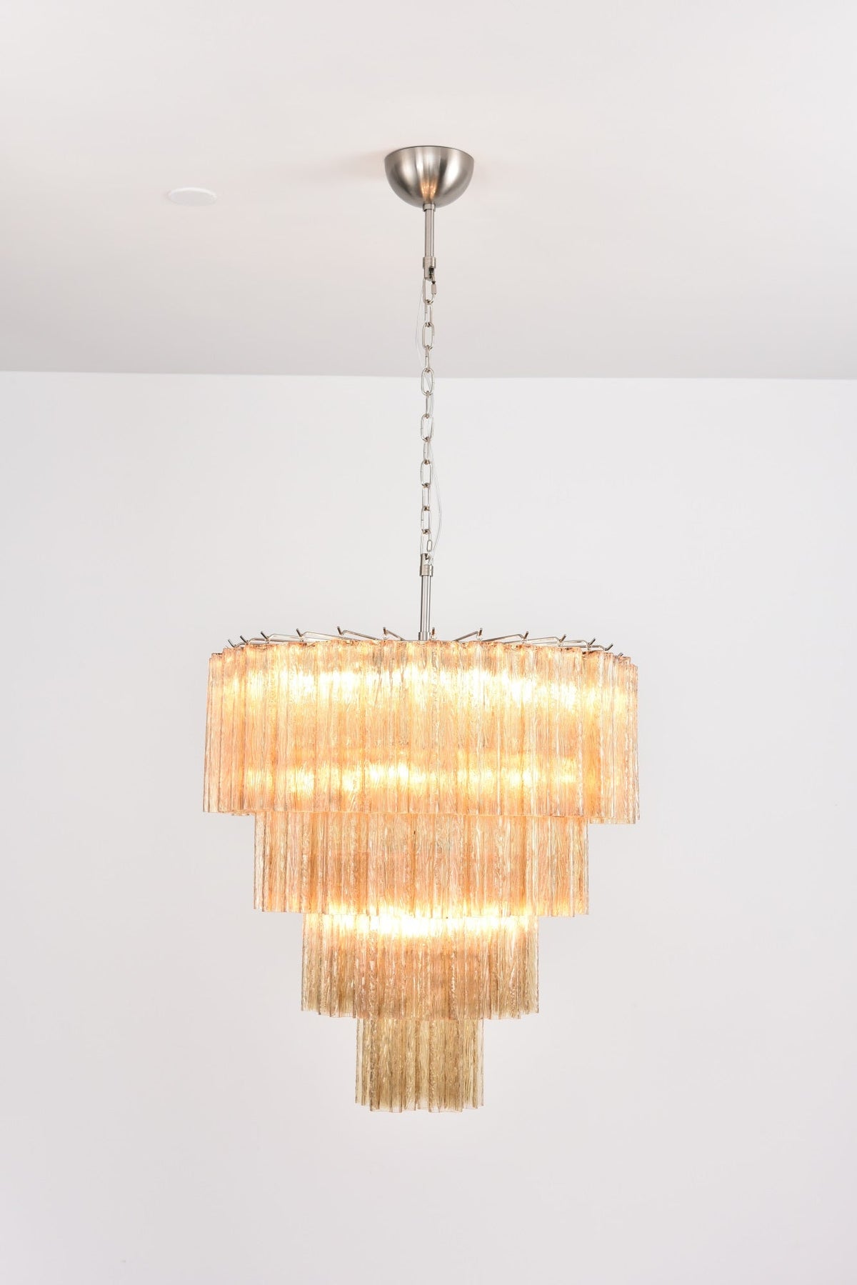 Eldana Lustre Cascade Superposé Verre Élégant Vintage