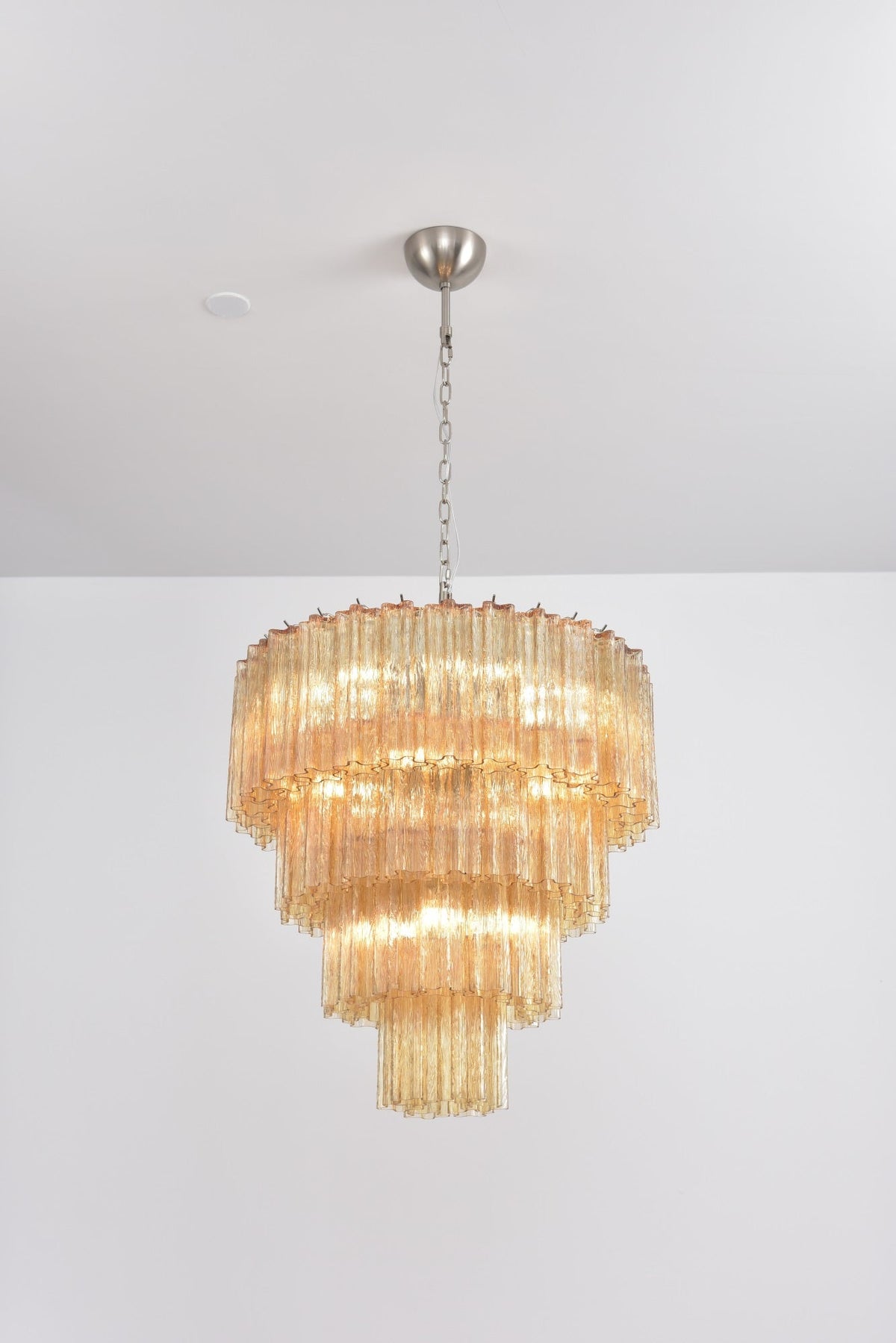 Eldana Lustre Cascade Superposé Verre Élégant Vintage