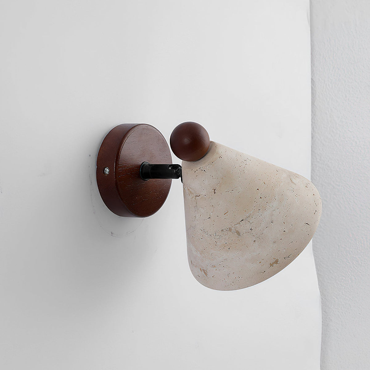 The Tiber Wall Light mounted in an entryway, providing accent lighting.