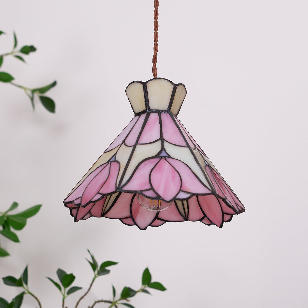 Rose Suspension Verre