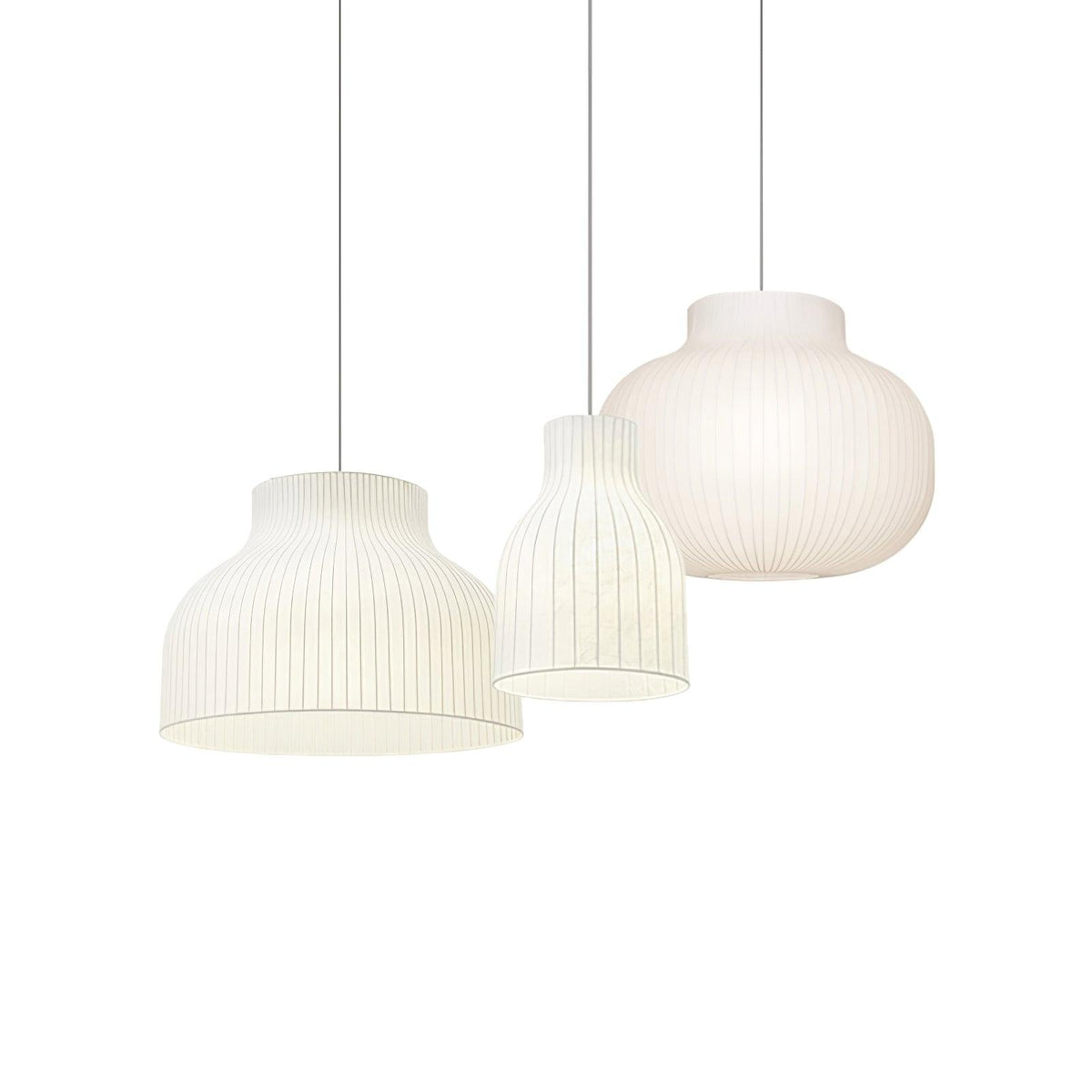 Aurenae Suspension en Soie Canellée