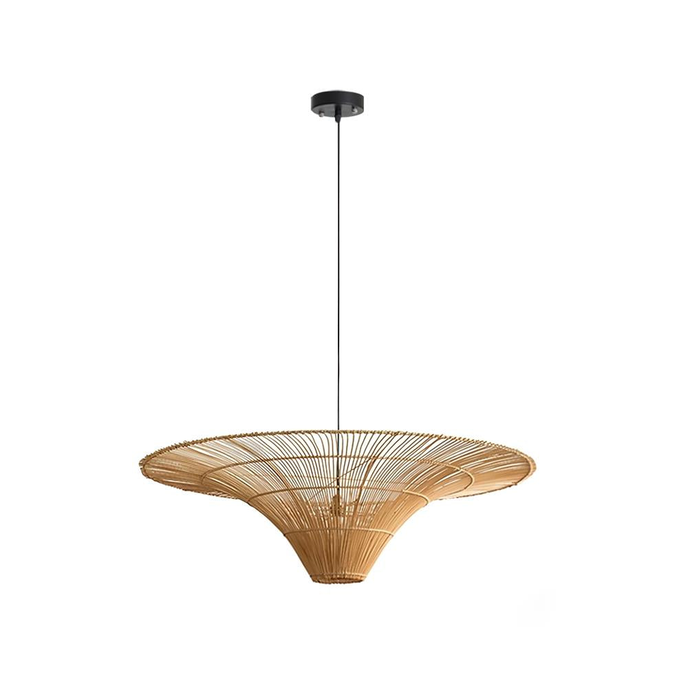 Juvia Handwoven Rattan Pendant Light-Neutral Decor