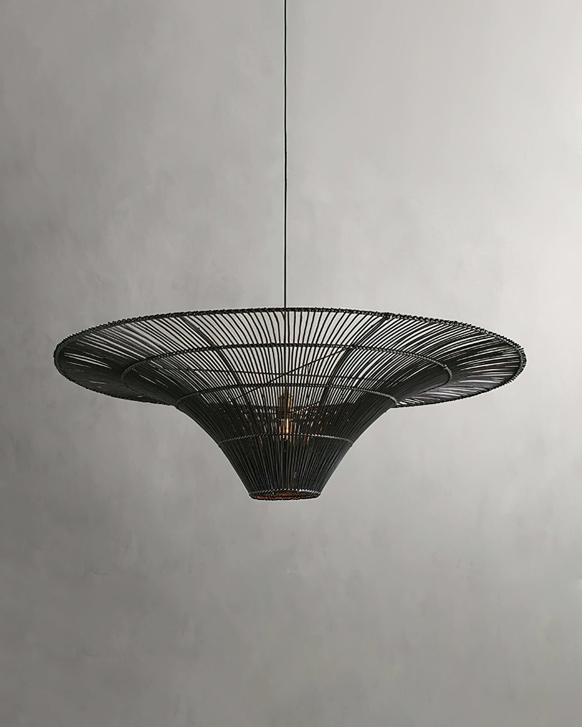 Juvia Handwoven Rattan Pendant Light-Neutral Decor