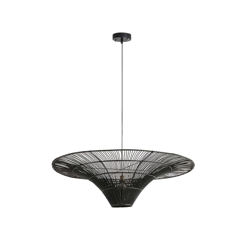 Juvia Handwoven Rattan Pendant Light-Neutral Decor