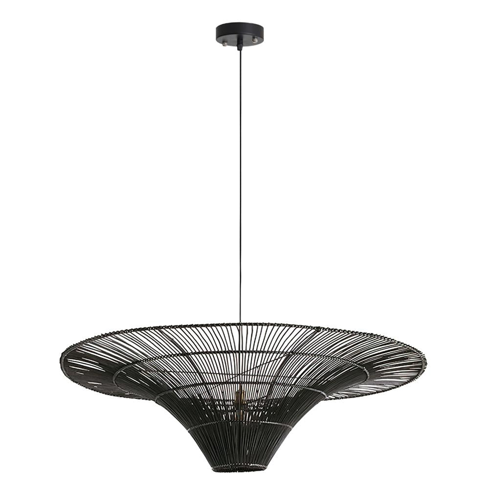 Juvia Handwoven Rattan Pendant Light-Neutral Decor