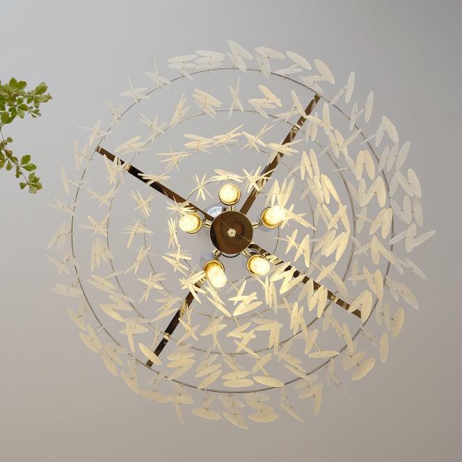 Elios Elegant Capiz Shell Chandelier-Neutral Decor