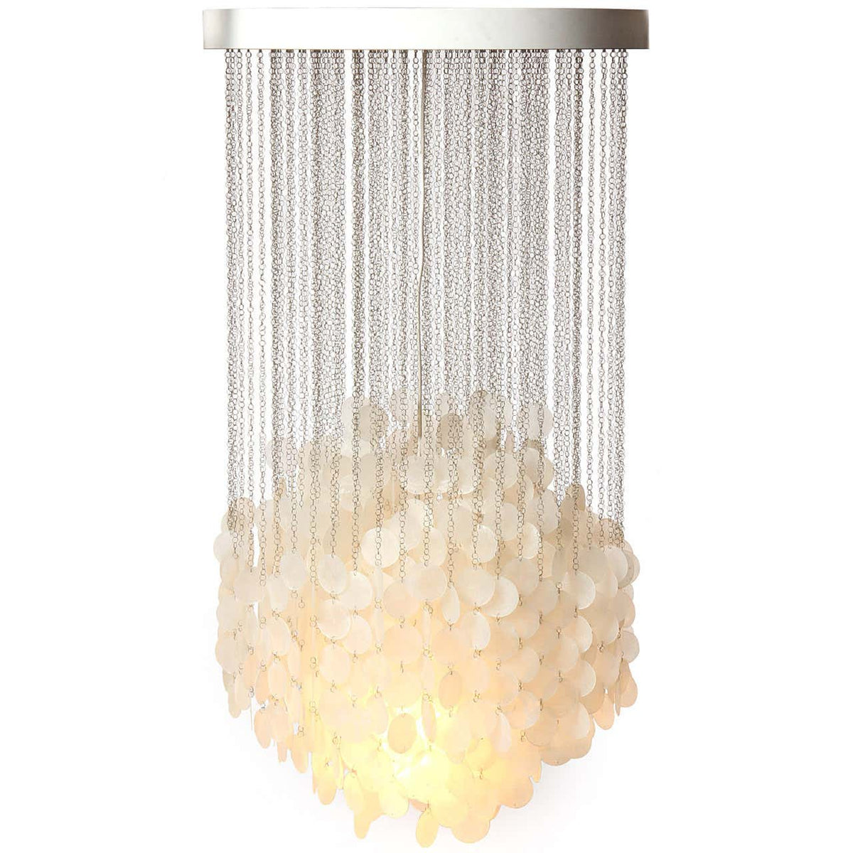 Idoris Lustre Métallique Postmoderne de Luxe en Cascade