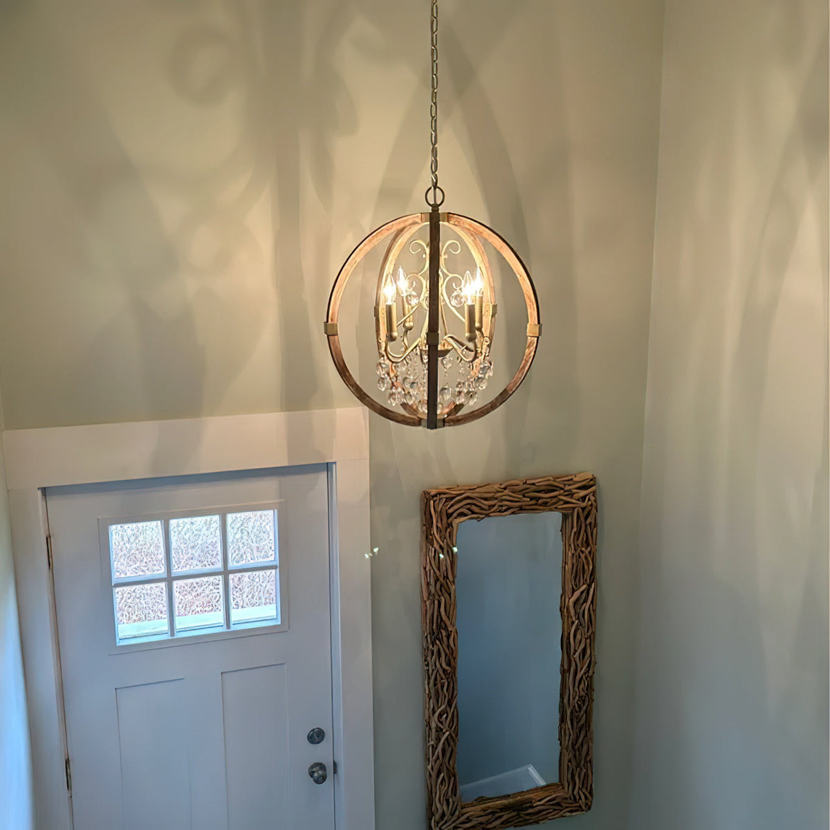 Suspension en bois et métal Oltheyra, élégance premium