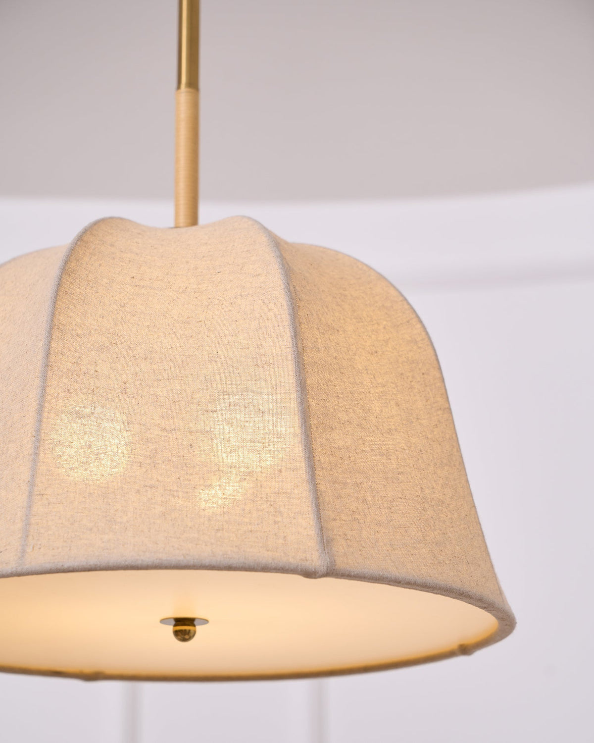 Fiora Lampe Suspendue en Tissu Vintage