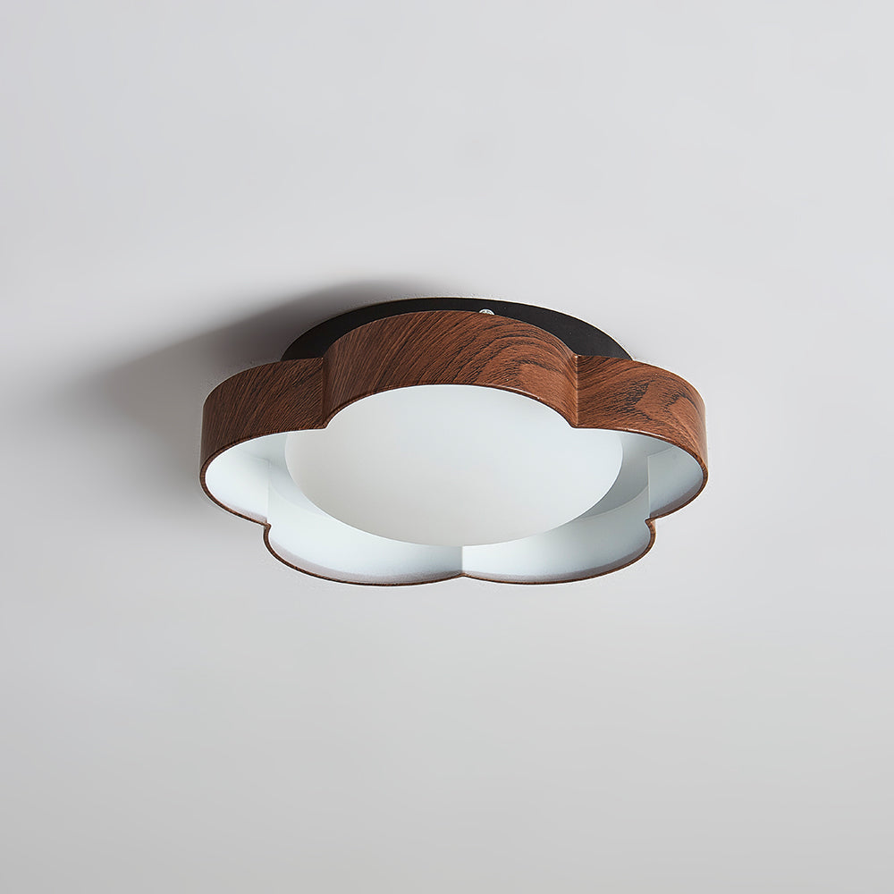 Sika Ceiling Lamp in Beige & Orange finish, against a neutral wall.