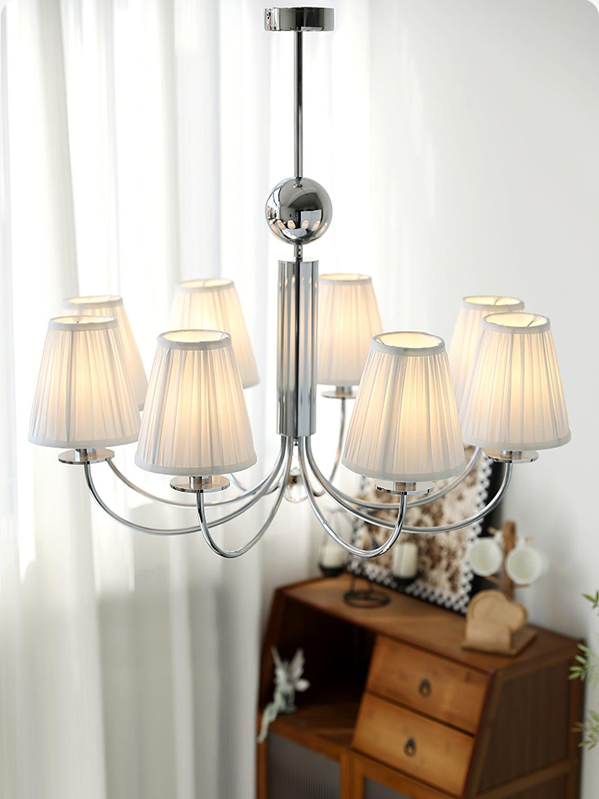 Glimmer Lustre Chrome en Tissu Simplicité