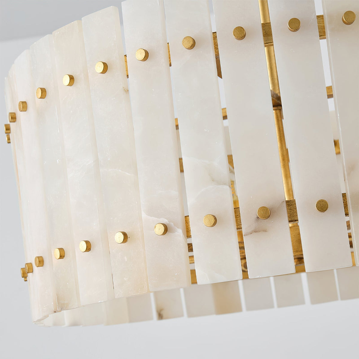 Lifestyle image featuring the chandelier in a modern home interior.