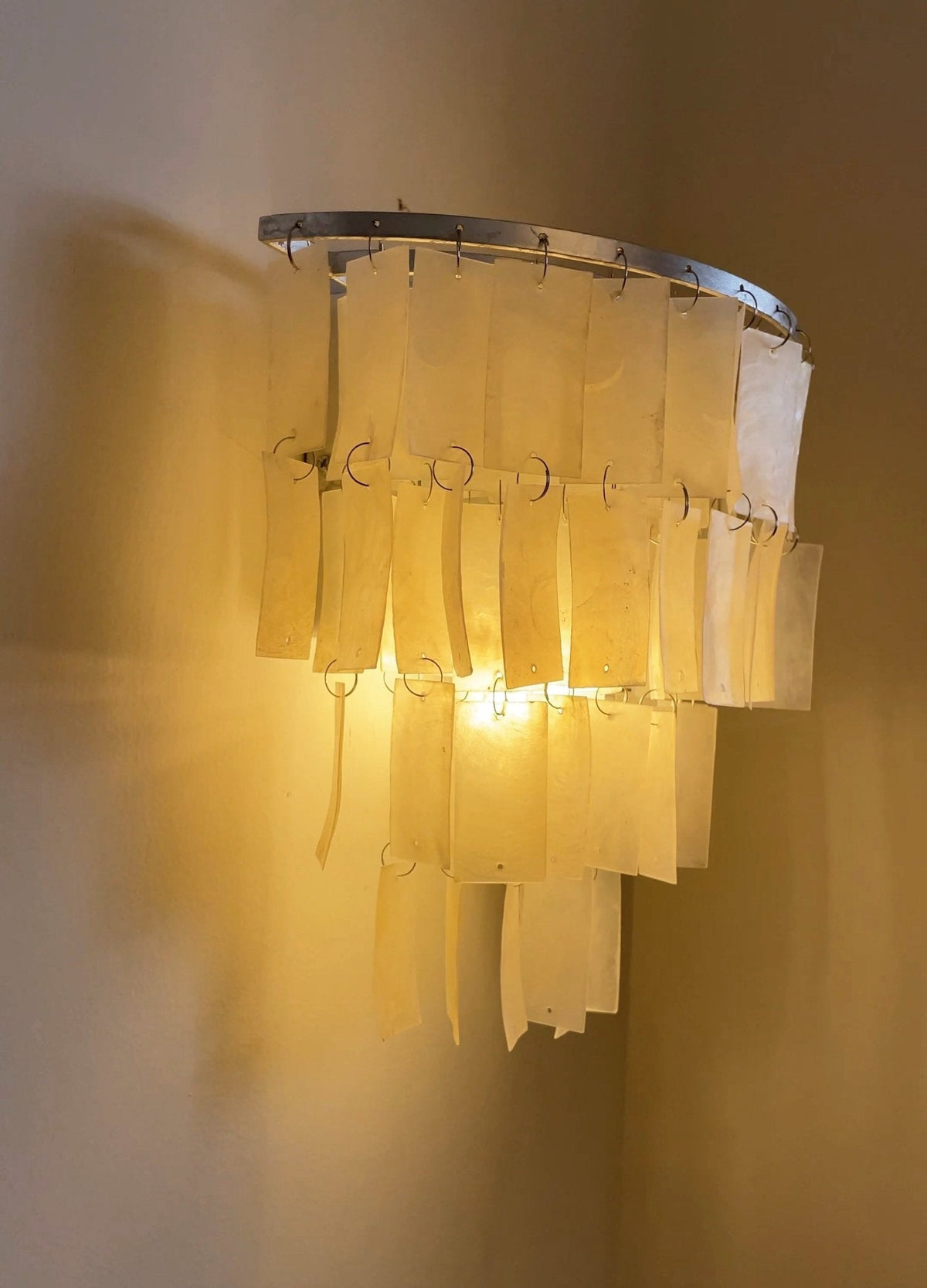 Arlenna Applique murale de luxe postmoderne à plusieurs niveaux en forme de coquillage