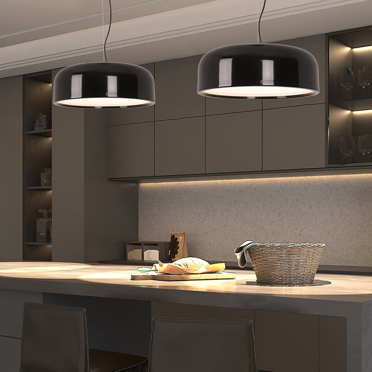 Void Lampe Suspendue Moderne en Aluminium