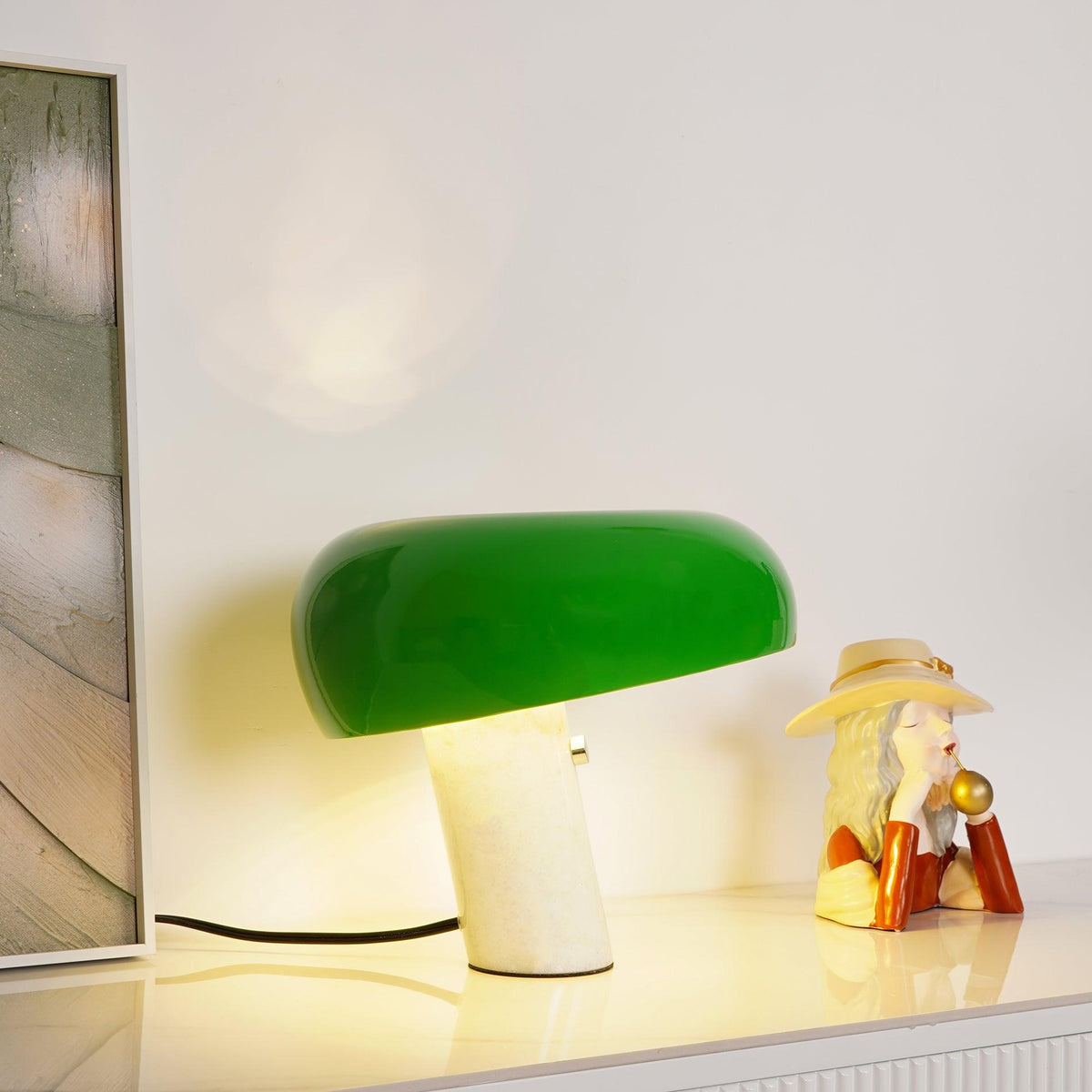 Nucleus Lampe de Table en Marbre