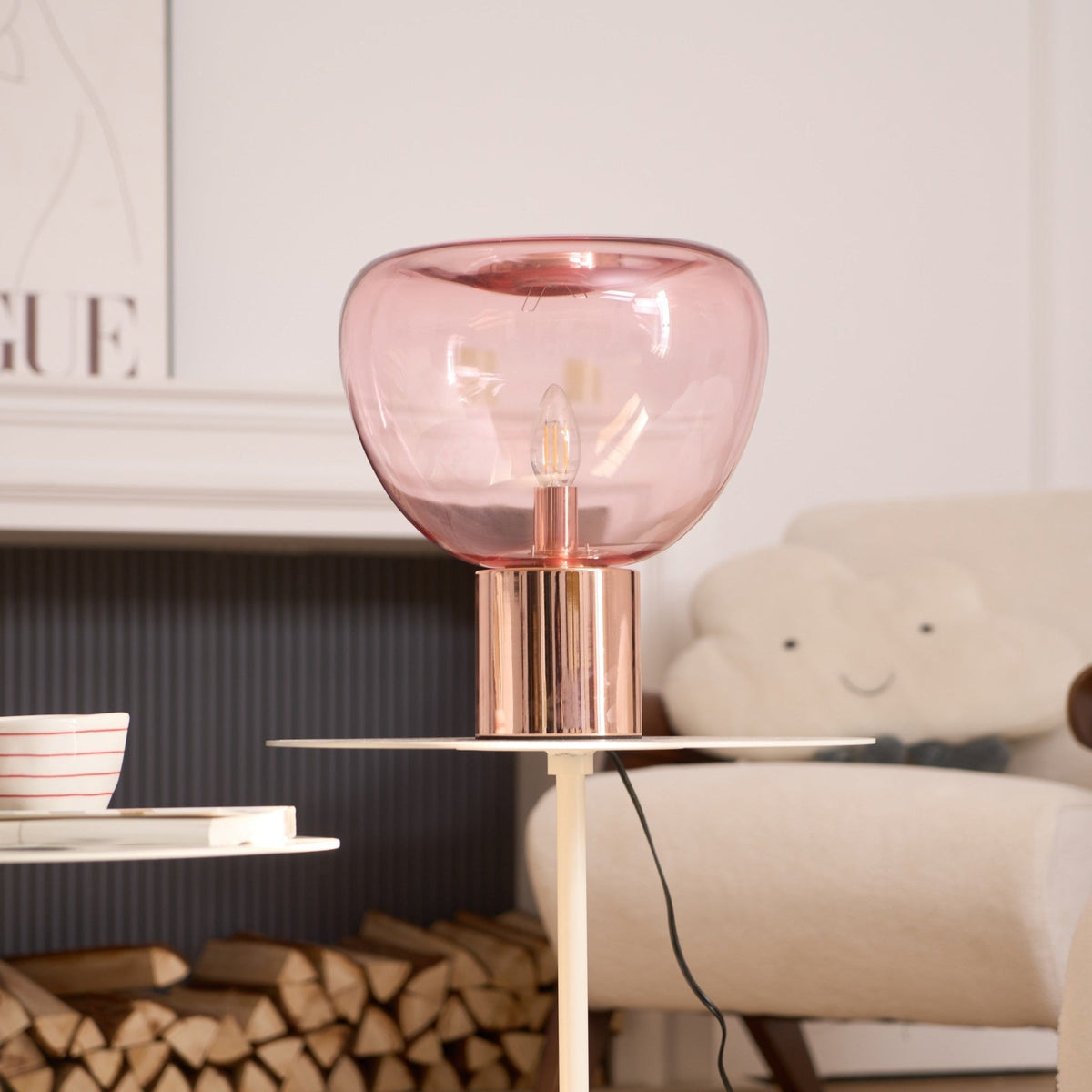 Jade Lampe de Table Moderne