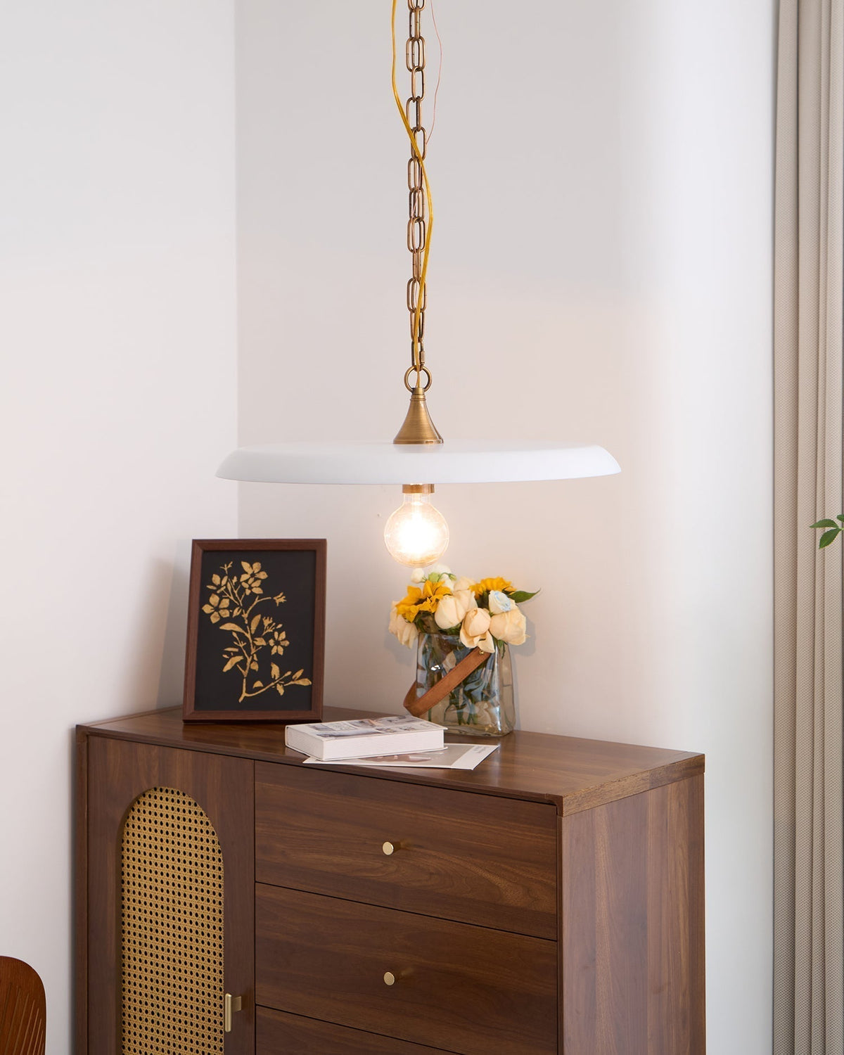 Tiva Vintage Pendant Light-Neutral Decor
