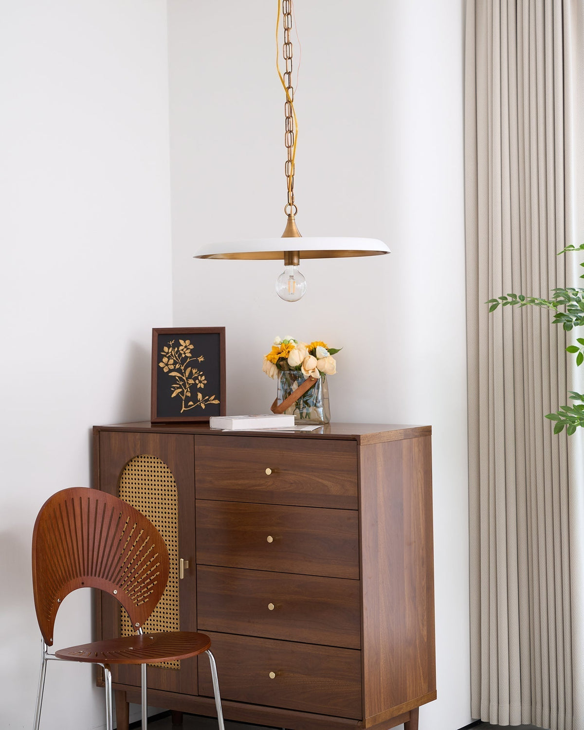 Tiva Vintage Pendant Light-Neutral Decor