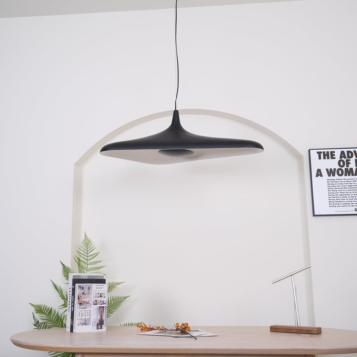 Soleil Noir Pendant Lamp-Neutral Decor