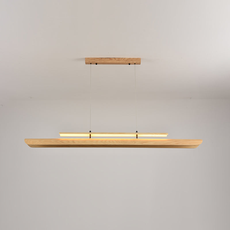 Dimensional drawing of the 150cm Sora Linear Chandelier.