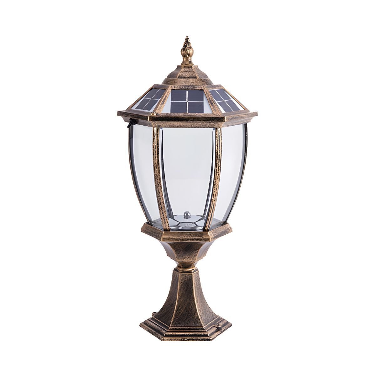 Aldiel Lampe Extérieure Solaire en Verre Unique