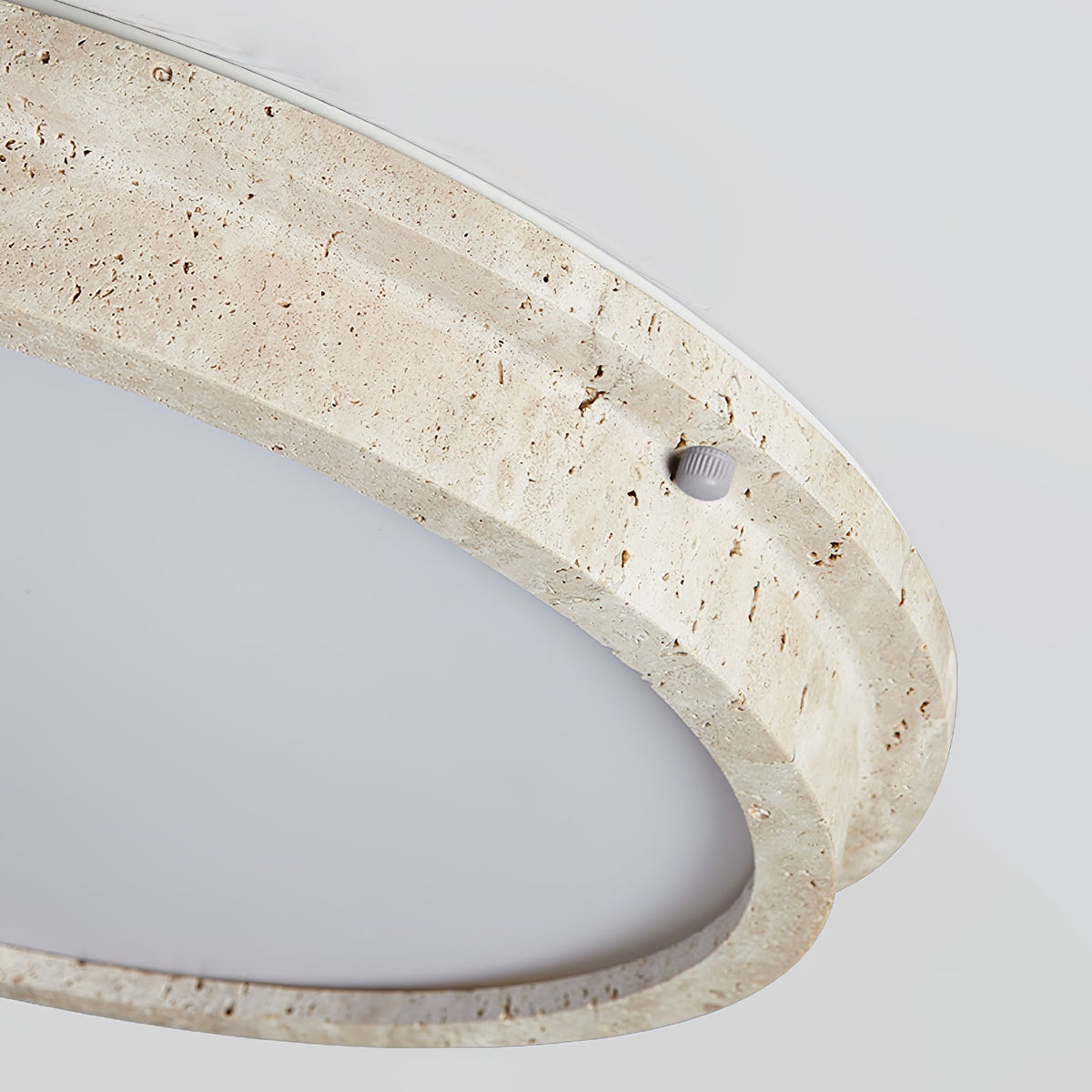 AltheionLumière de Plafond Élégante en Travertin