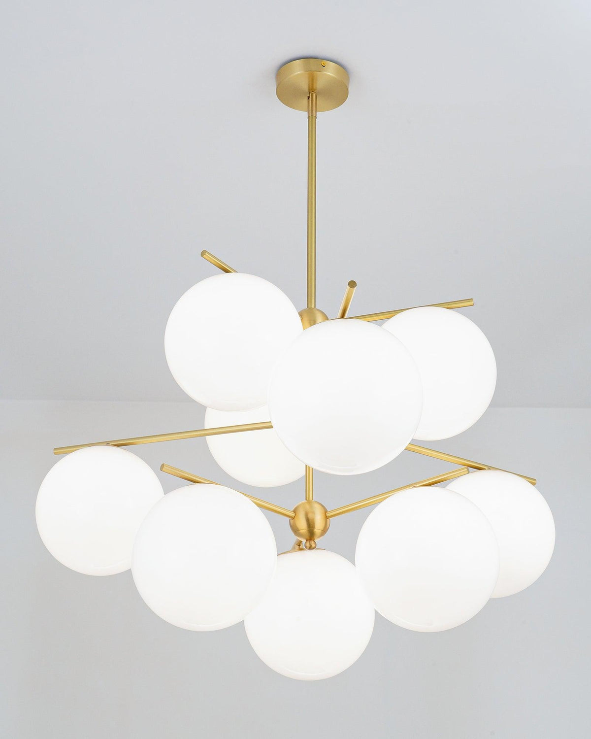 Celine Lustre Sphère & Tige Moderne Or LED