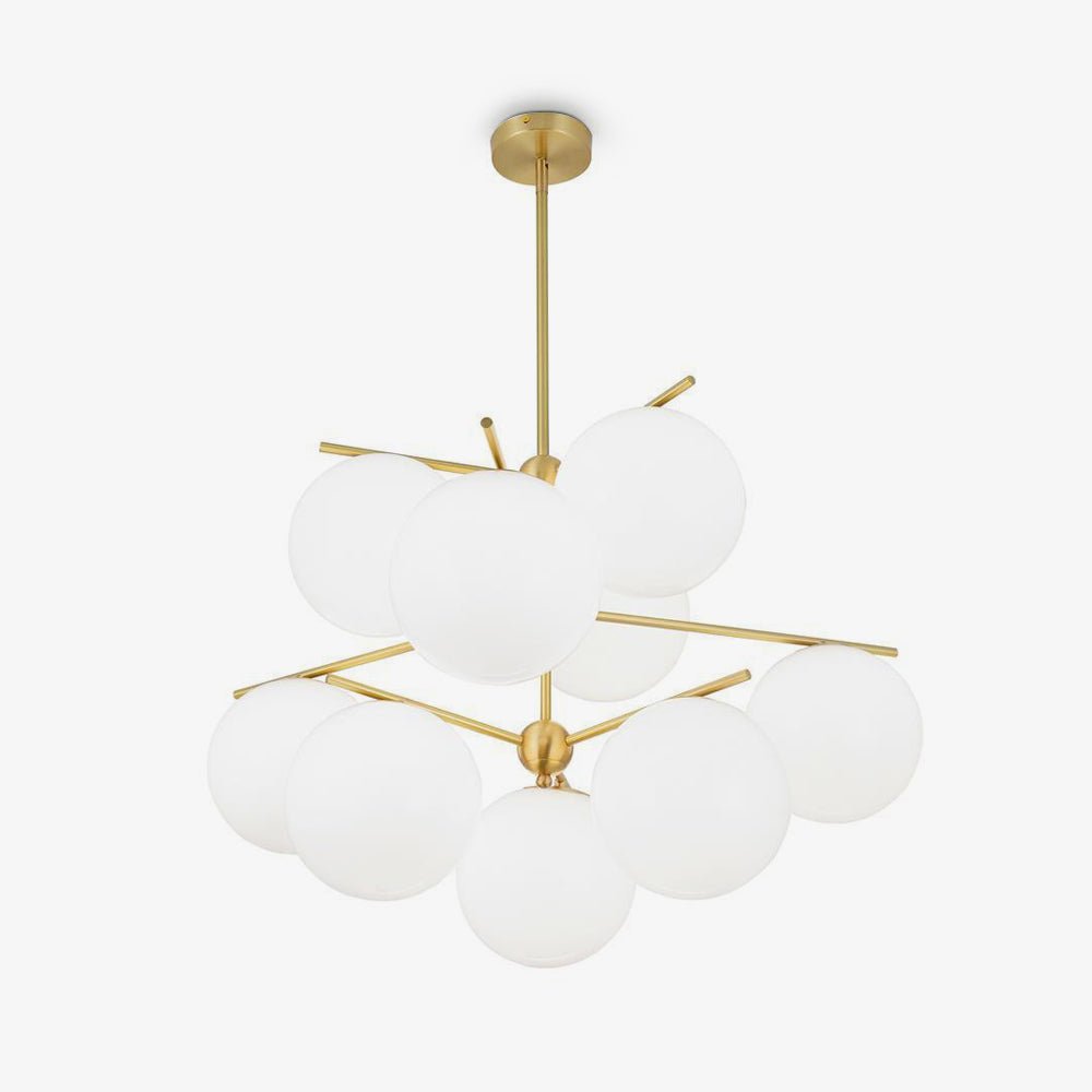 Celine Lustre Sphère & Tige Moderne Or LED