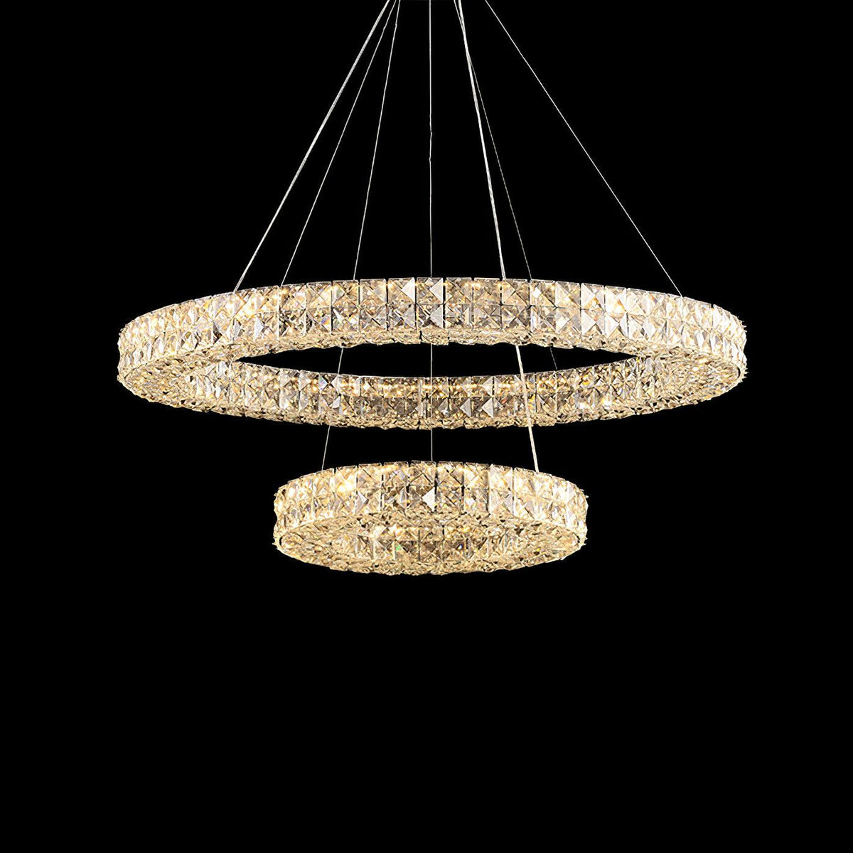 Dareneris Lustre Anneau Cristal Spiridon Luxe