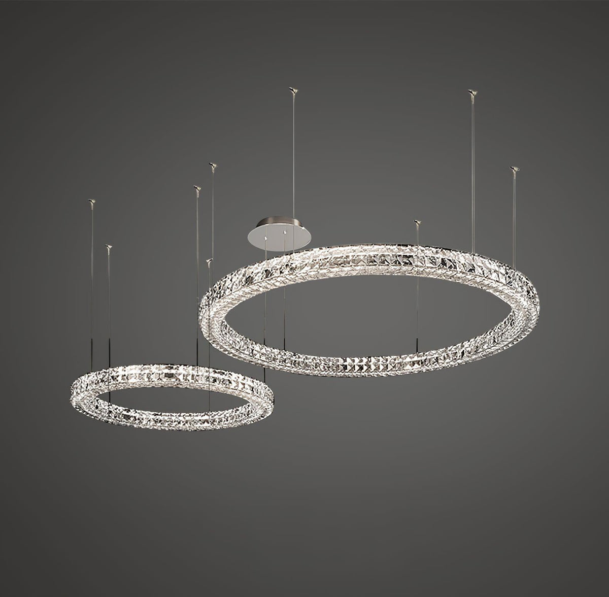 Dareneris Lustre Anneau Cristal Spiridon Luxe
